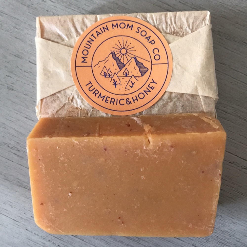 Organic Turmeric , Honey , Orange , Oatmeal soap - Picture 3 of 5